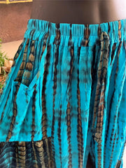 Balinese Ladies Long Flarred Pants - SO COMFY Elastic Waist Pants - Bali Pants