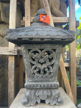 NEW Balinese Concrete Lantern - Outdoor Bali Lantern - Balinese Garden Lantern