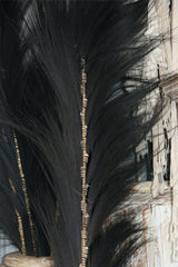 New Balinese Hand Crafted Artificial Leaf Decor Stick / Pampas Grass Style Stem