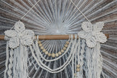 NEW Balinese Handmade Macrame Wall Decor - Stunning Macrame Flower Wall Art
