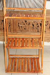 NEW Handcrafted TEAK Wood Plant or Accessory Stand - Bali Plant Stand