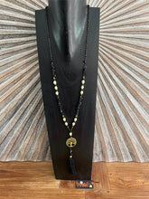 NEW Hand Crafted Balinese Bead, Turquoise Chip & Tree of Life Necklace w/Tassel