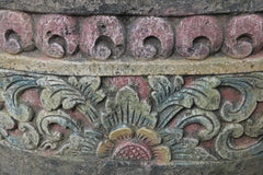 Balinese Hand Crafted Paras Boat FeaturePot - Carved Bali Pot