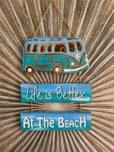 NEW Hand Crafted LIFE IS BETTER AT THE BEACH Hanging Sign - Bali Beach Sign