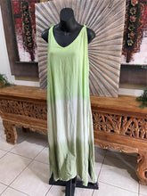 NEW Ladies Rayon/Cotton Bali Dress - Tie strap maxi dress - ONE SIZE 10-14