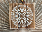 NEW Balinese Hand Crafted Mandala Print Wall Art - Bali Mandala Print - Bali Art
