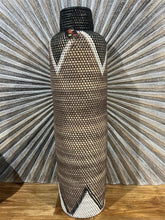 Balinese Hand Woven Rattan Open Basket - Vase Style Bali Basket - Bali Basket