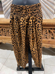 Ladies Bali Beach / Shirred Waist Bali Capri Pants - SO COMFY - Suit Maternity L