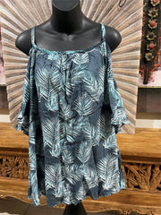 NEW Balinese Ladies Cold Shoulder Top / Loose fitting comfortable top ONE SIZE