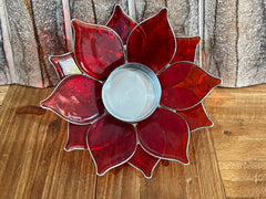 NEW Balinese Lotus T-Light Candle Holder - Resin Bali Lotus Candle Holder