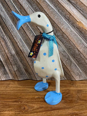 NEW Balinese Hand Carved Wooden Small Dotti Duck - Bali Rice Paddy Duck - ASST