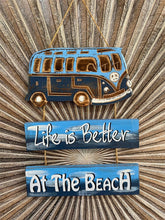 NEW Hand Crafted Life is better at the Beach Sign - Tropical Island Bali Sign