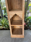 New Hand Carved & Carved Quality TEAK WOOD Balinese Cabinet - Bali Shelf Unit
