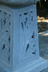 NEW Balinese Frangipani Hand Crafted Bird Bath - Bali Garden Art Bali Bird Bath