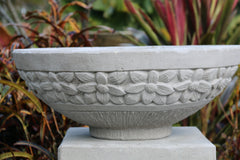 NEW Balinese Flower Hand Crafted Bird Bath - Bali Garden Art - Bali Bird Bath