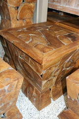 NEW Teak Wood 5 Piece Table & Stool Set - Bali Furniture - Bali Table + Stools