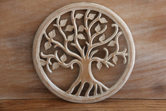 Balinese Hand Carved MDF TREE OF LIFE Wall Panel 40cm