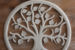 Balinese Hand Carved MDF TREE OF LIFE Wall Panel 60cm