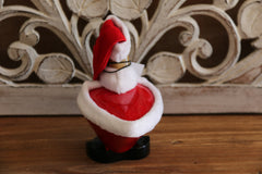 NEW Balinese Hand Carved Wooden Santa Duck - Bali Christmas Duck - Xmas Decor