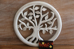Balinese Hand Carved MDF TREE OF LIFE Wall Panel 30cm