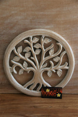 Balinese Hand Carved MDF TREE OF LIFE Wall Panel 30cm