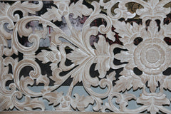 NEW Balinese Carved MDF/WOOD Framed MANDALA Wall Panel - Mandala Bedhead