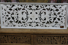 NEW Balinese Carved MDF/WOOD Framed MANDALA Wall Panel - Mandala Bedhead