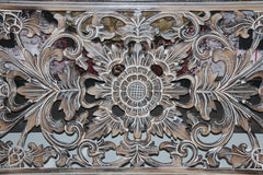 NEW Balinese Carved MDF/WOOD Framed MANDALA Wall Panel - Mandala Bedhead