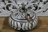 NEW Balinese Hand Carved Wooden Bowl M - Bali Carved Bowl - 3 colours available