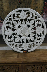 NEW Balinese Carved MDF MANDALA Wall Panel - Round 80cm Bali Mandala Panel