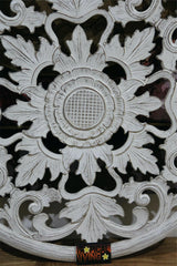 NEW Balinese Carved MDF MANDALA Wall Panel - Round 80cm Bali Mandala Panel