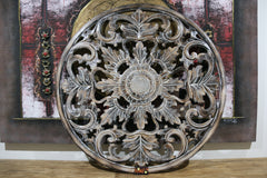 New Balinese Carved MANDALA / TROPICAL WALL PANELS - BALI WALL ART - Mandala Art