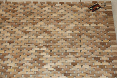 New Balinese Hand Crafted Teak Wood Floor / Door Mat - 120x60cm AMAZING Quality!