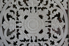 Balinese Hand Carved MDF Mandala Panel - 1m x 1m - Bali Wall Art - Mandala Art