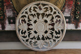 NEW Balinese Carved MDF MANDALA Wall Panel - Round 80cm Bali Mandala Panel