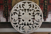 Balinese Hand Carved MDF Mandala Panel - 1m Round - Bali Wall Art - Mandala Art