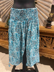 Ladies Bali Beach / Shirred Waist Bali Capri Pants - SO COMFY - Suit Maternity L