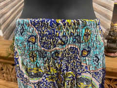 Ladies Bali Beach / Shirred Waist Bali Capri Pants - SO COMFY Suit Maternity S-M