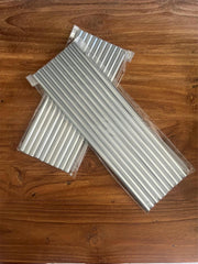 NEW Balinese Eco Friendly Reusable Aluminium Drinking Straws w/Cleaner - Pack 10