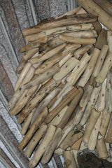 NEW Bali Handmade Driftwood Stork Bird Wall Decor 80cm - Bali Nautical Wall Art