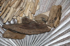 NEW Bali Handmade Driftwood Stork Bird Wall Decor 80cm - Bali Nautical Wall Art