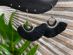 Tassel Hook Earrings - Choose from 7 Colours - Stunning Bali Tassel Earrings