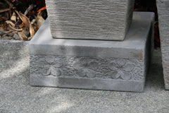 NEW Balinese Hand Crafted & Carved Frangipani Pot - Bali Feature Pot