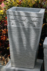 NEW Balinese Hand Crafted & Carved Frangipani Pot - Bali Feature Pot