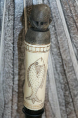 Indonesian Hand Carved Primitive Medicine Man Sculpture - Traditional TIMOR ART
