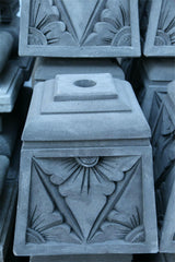 Cast Concrete Bali Umbrella Stands - Balinese Umbrella Stand - 2 styles