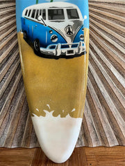 Bali Air Brushed Surfboard w/Combi Van Wall Decor 80cm - Bali Surfboard Wall Ar