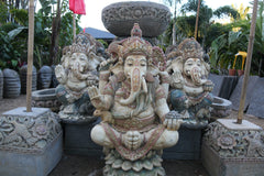 NEW Balinese Cast Ganesha hand finished by Artist - Stunning Bali Ganesh 1m tall