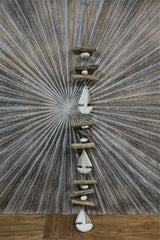 NEW Balinese Timber Sailing Boat / Driftwood Hanging Decor - Bali Nautical Art
