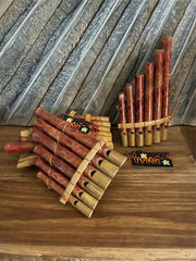 Brand New Pan Flute - Balinese 6 Pipe Pan Flute - GREAT SOUND!!